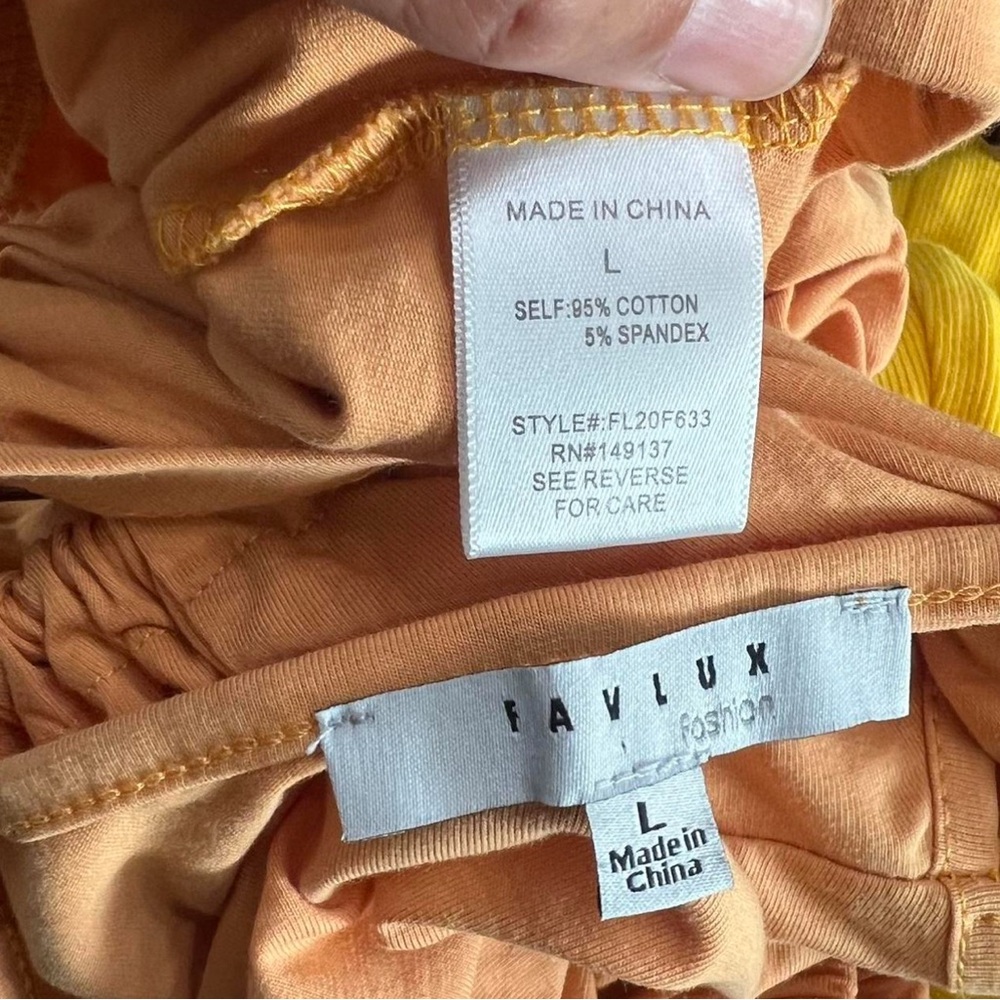 FAVLUX Rust‎ Orange Blouse - Picture 6 of 6